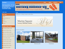 Tablet Screenshot of holidayhouses-sa.co.za